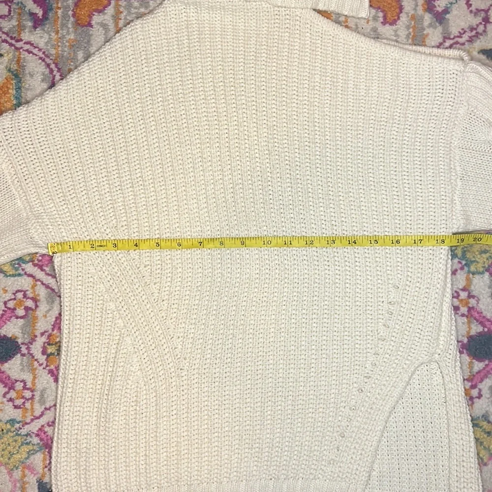 Jonathan Simkhai Aubrey Traveling Cable Knit Sweater One Shoulder Size Small - Picture 12 of 13